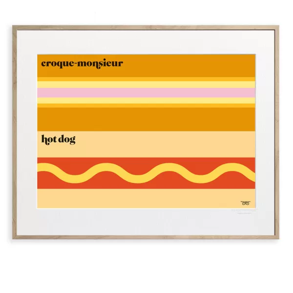 Online Image Republic Affiche Le Snack By Vahram Muratyan - 40 X 50 Cm