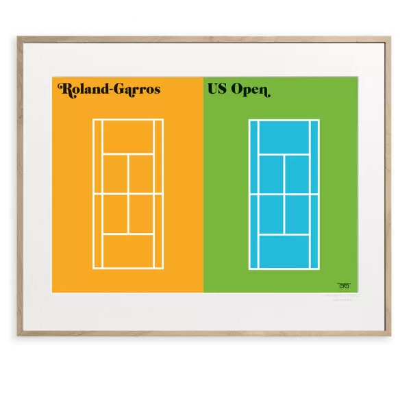 Online Image Republic Affiche Le Tennis By Vahram Muratyan - 40 X 50 Cm