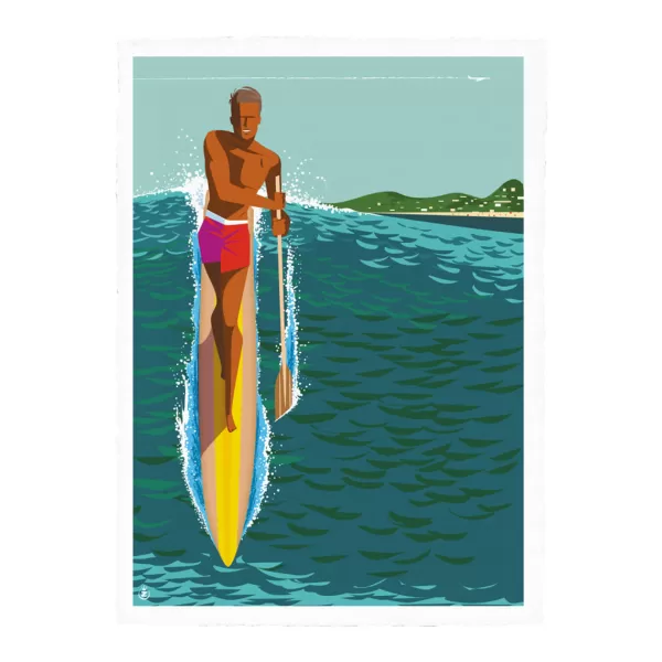 Store Image Republic Affiche Monsieur Z Paddle - 40 X 50 Cm