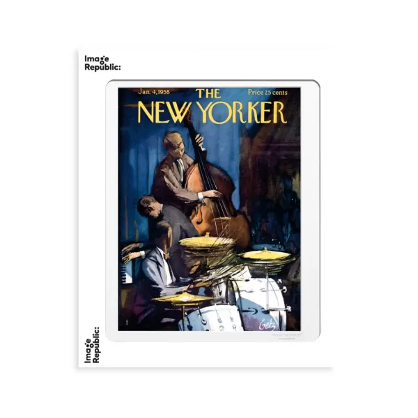New Image Republic Affiche The Newyorker 172 Getz Band Playing - 30 X 40 Cm