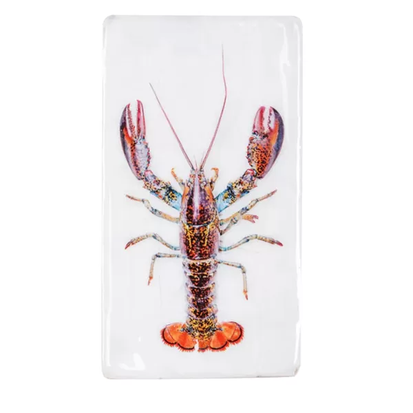 Flash Sale Stigerwoods Décoration Murale Homard Sur Fond Blanc - 20 X 35 Cm