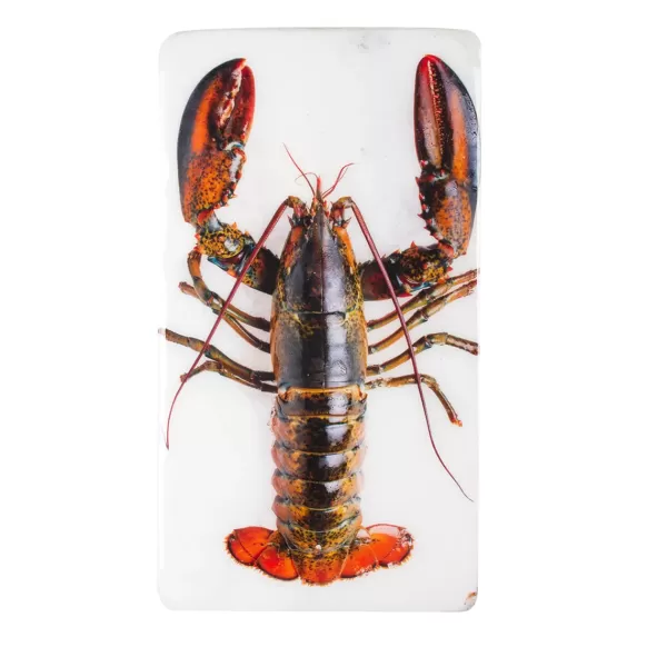 Clearance Stigerwoods Décoration Murale Homard Sur Glace Sur Fond Blanc - 20 X 35 Cm