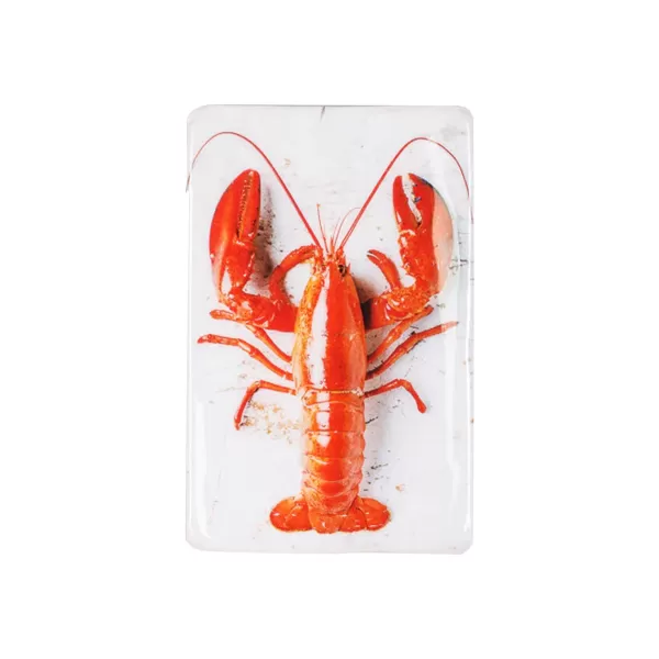 New Stigerwoods Décoration Murale Twin Homard Rouge #1 Sur Fond Blanc - 20 Cm X 29 Cm
