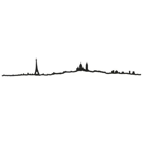 Store The Line Frise Decorative Paris Xl - Noir