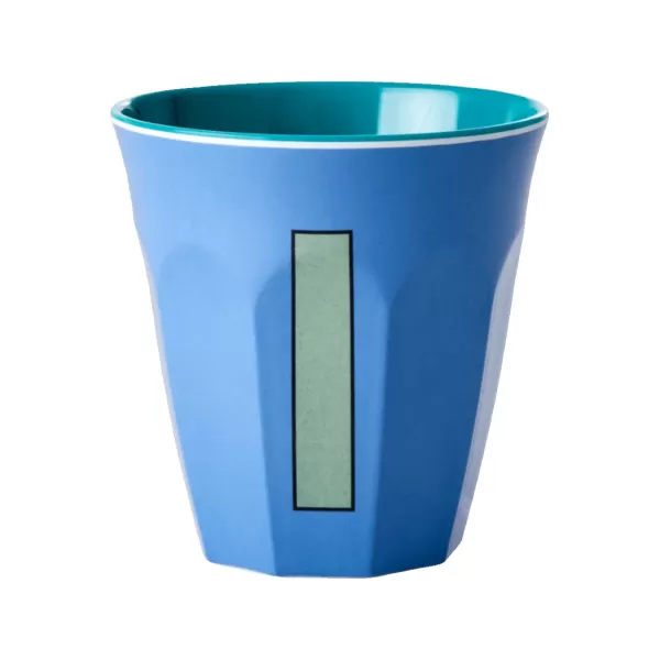 Cheap Rice Gobelet Lettre I En Melamine - Bleu