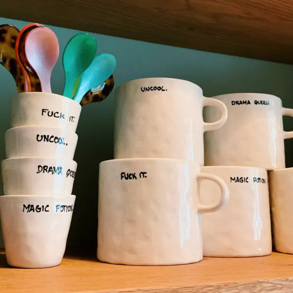Clearance Sélectionné par Fleux Mug Drama Queen Blanc