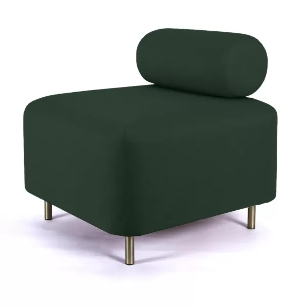 Cheap ENOstudio Ottoman Bovari Velours Vert Canard Riviera 38