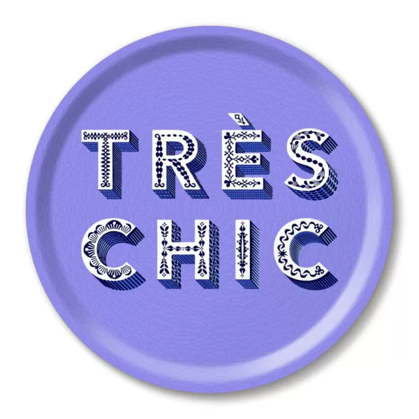 Store Sélectionné par Fleux Plateau Tres Chic - O 31 Cm - Bluebell