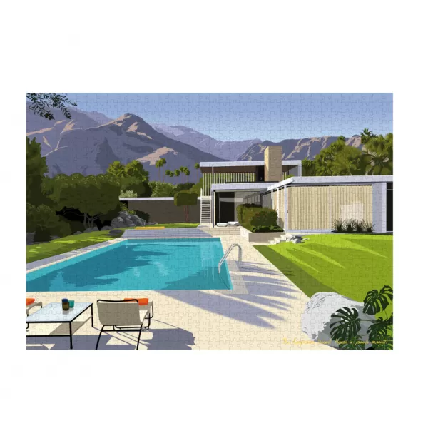 Online Image Republic Puzzle 1000 Pieces - Paulo Mariotti - Desert Kaufmann House