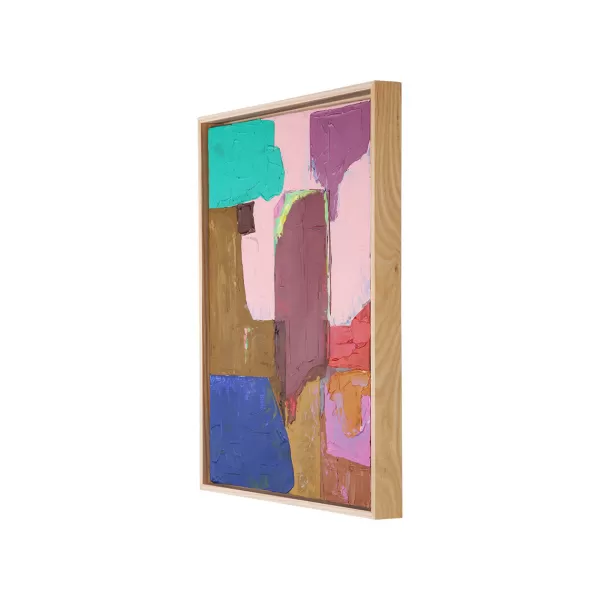 Flash Sale HK Living Tableau Abstrait Multicolore - 40 X 50 Cm